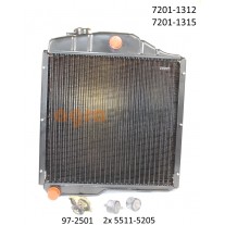 Zetor - Water cooler kit      7201-1312  7201-1315  7201-1307 97-2501 5511-5205 95-0118