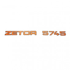 Zetor Inscription - Side lettering - " ZETOR 5745 " 57455301 Parts » Agrapoint 