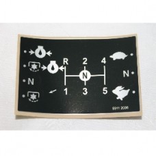Zetor Sticker - shifting diagram - Gearing scheme 59112006 Parts » Agrapoint 