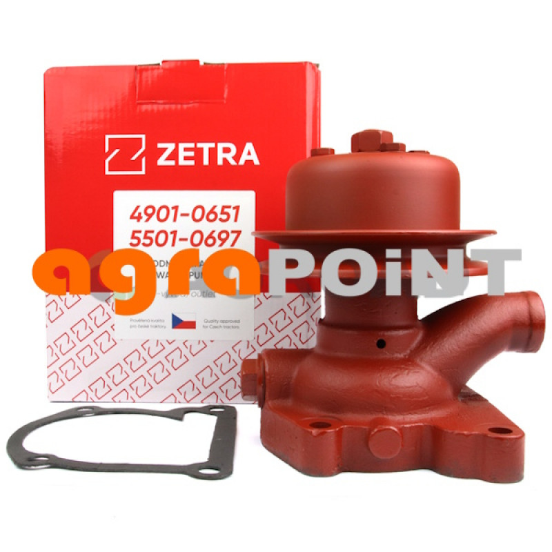 Zetor 1-outlet water pump 55010697 49010651 Parts » Agrapoint 