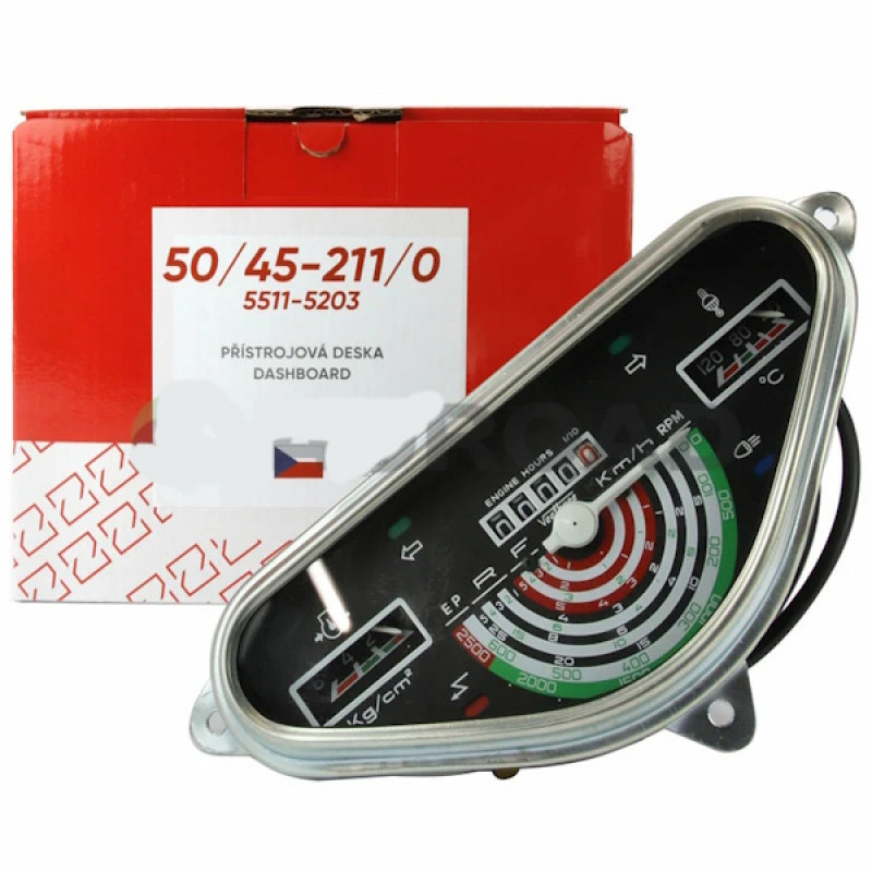 Zetor Instrument panel - speedometer - Dashboard 55115203 40115211 Parts » Agrapoint 