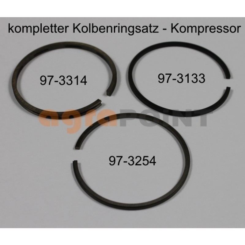 Zetor UR1 Piston ring set 973133 973254 973314 Spare Parts »Agrapoint